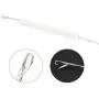 GLOGLOW Sewing Machine Accessories, Knitting Machine Parts Metal Double-Ended Needle with Plastic Handle for Silver Reed LK360 LK150 LK100 SK860