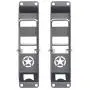 Hooke Road Metal Folding Door Hinge Steps, Door Pedal w/Star Sign Compatible with Jeep Wrangler JL & Jeep Gladiator JT 2018 2019 2020 2021 (Set of 2) Hooke Road Metal Folding Door Hinge Steps, Door Pedal w/Star Sign Compatible with Jeep Wrangler JL & Jeep Gladiator JT 2018 2019 2020 2021 (Set of 2)