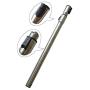 EZ SPARES Telescope Metal Tube Stainless Replacement for Miele 35mm 1.375'' Extension Wand Miele Central Vacuum Cleaner Attachment