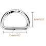 Paxcoo 150 Pcs Key Chain Hooks with Key Rings and D Rings Bulk for Lanyard Supplies (Small Size)