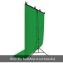 Emart T-Shape Portable Background Backdrop Support Stand Kit 5ft Wide 8.5ft Tall Adjustable Photo Backdrop Stand with 4 Spring Clamps