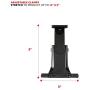 Sunny Health & Fitness Mobile Phone and Tablet Clamp Mount Holder for Bikes, Ellipticals, Treadmills and Other Handlebar Fitness Equipment