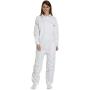 Natural Apiary Apiarist Suit Outfit 1 x Non-Flammable Fencing Veil Mesh Total Protection for Backyard & Beginner Beekeepers, Large, White