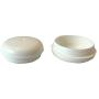 Project Patio 1-1/2 Inch Deluxe Round Cup Insert Glide End Cap for Wrought Iron Patio Furniture Chairs 16-Pack (White) Project Patio 1-1/2 Inch Deluxe Round Cup Insert Glide End Cap for Wrought Iron Patio Furniture Chairs 16-Pack (White)
