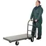 Vestil ECSPT-2448 Steel Platform Truck, 6'' x 2'' Rubber Caster, 2000 lbs Capacity, 48'' Length x 24'' Width x 11.8'' Height Deck Vestil ECSPT-2448 Steel Platform Truck, 6'' x 2'' Rubber Caster, 2000 lbs Capacity, 48'' Length x 24'' Width x 11.8'' Height Deck