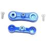 GPM Losi 1:10 Baja Rey / Rock Rey Upgrade Parts Aluminum Stabilizing Mount for Steering Assembly - 1Pr Set Blue