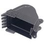 JVSISM Metal 350 550 Simulation Bucket for Huina 580 Excavator Rc Car Toys Styling 1/14 15 Channel Rc Car Parts