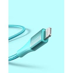 Xcentz iPad Charger 6ft, MFi Certified iPhone Charger Braided Nylon Lightning Cable with Premium Metal Connector Apple Charging Cable for iPhone 11/XS/Max/XR/X/8/7/6S/6 Plus, iPad Mini/Air-Blue