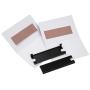 Thermal Grizzly NVMe M.2 SSD Cooler - 2x Thermal Pad, Aesthetic Black Color, SSD Heatsink M.2 - Passive Cooler to Eliminate Speed Reduction of M.2 2280 Solid State Drive