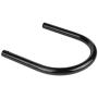 Suuonee Mounting Bracket, Motorcycle Metal Rear Seat Frame Loop Hoop Bracket DIY Accessory, Black (175mm Straight)