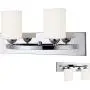 Bennington Lakeland 2-Bulb Bath Vanity Light Fixture Bar, Chrome Bennington Lakeland 2-Bulb Bath Vanity Light Fixture Bar, Chrome