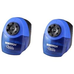 Bostitch QuietSharp 6 Heavy Duty Classroom Electric Pencil Sharpener, 6-Holes, Blue (EPS10HC) - 2 Pack