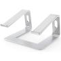 BESIGN LS03 Aluminum Laptop Stand, Ergonomic Detachable Computer Stand, Riser Holder Notebook Stand Compatible with Air, Pro, Dell, HP, Lenovo More 10-15.6'' Laptops, Silver