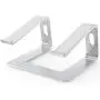 BESIGN LS03 Aluminum Laptop Stand, Ergonomic Detachable Computer Stand, Riser Holder Notebook Stand Compatible with Air, Pro, Dell, HP, Lenovo More 10-15.6'' Laptops, Silver