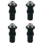 Toilet Lid Screws 4 Pack Toilet Seat Plastic Screws Universal Rubber Expansion Seat Cover Screws