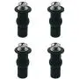 Toilet Lid Screws 4 Pack Toilet Seat Plastic Screws Universal Rubber Expansion Seat Cover Screws Toilet Lid Screws 4 Pack Toilet Seat Plastic Screws Universal Rubber Expansion Seat Cover Screws