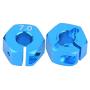 Yosoo Health Gear 4Pcs Blue 12mm Hex Adapter RC Metal Wheel Hex Hub Adapter RC Car Hex Adapter with Pins and Screws for RC Spare Upgrade Parts