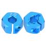 Yosoo Health Gear 4Pcs Blue 12mm Hex Adapter RC Metal Wheel Hex Hub Adapter RC Car Hex Adapter with Pins and Screws for RC Spare Upgrade Parts