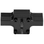 Dilwe RC Car Gear Box, Aluminium Alloy Remote Control Gear Box with Screws for WPL 1/16 Military Truck RC Car Upgraded Part RC Model Accessory(Black)