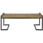 Christopher Knight Home 306426 Noel Outdoor Industrial Acacia Wood and Iron Bench, Teak Finish/Black Metal Christopher Knight Home 306426 Noel Outdoor Industrial Acacia Wood and Iron Bench, Teak Finish/Black Metal