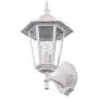 YaoKuem Outdoor Wall Lantern, Wall Sconce as Porch Lighting Fixture, E26 Base 60W Max, Metal Housing Plus Glass, Wet Location Rated, Bulbs not Included (White) YaoKuem Outdoor Wall Lantern, Wall Sconce as Porch Lighting Fixture, E26 Base 60W Max, Metal Housing Plus Glass, Wet Location Rated, Bulbs not Included (White)