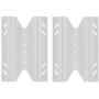 DcYourHome Stainless Steel Heat Plate Replacement for Members Mark Gas Grill SAMS B10PG20-2C 2 Pack (11 13/16 x 8 7/16)