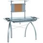 Studio Designs Futura Tower, Silver/Blue Glass