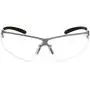 Bollé Safety 40073 Silium Safety Eyewear with Silver Metal + TPE Semi-Rimless Frame and Clear Lens Bollé Safety 40073 Silium Safety Eyewear with Silver Metal + TPE Semi-Rimless Frame and Clear Lens