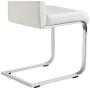 Yaheetech 6PCS Dining Chairs Armless Chairs Side Chairs PU Leather Seat and Metal Legs with High Back for Kitchen, Living Room, Leisure