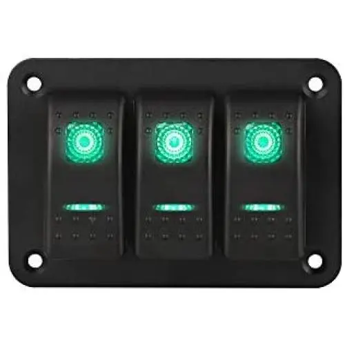 ABILKEEN Latching Push Button Switch U19C2 1NO1NC SPDT ON/Off Metal Shell with Suitable for 16mm 3/4'' Mounting Hole green ABILKEEN Latching Push Button Switch U19C2 1NO1NC SPDT ON/Off Metal Shell with Suitable for 16mm 3/4'' Mounting Hole green