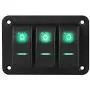 ABILKEEN Latching Push Button Switch U19C2 1NO1NC SPDT ON/Off Metal Shell with Suitable for 16mm 3/4'' Mounting Hole green ABILKEEN Latching Push Button Switch U19C2 1NO1NC SPDT ON/Off Metal Shell with Suitable for 16mm 3/4'' Mounting Hole green