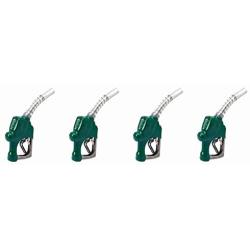 Husky 696310N-03 New 1HS Heavy Duty Diesel Nozzle with 3-Notch Hold Open Clip and Metal Hand Guard (Pack of 4)