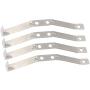 Fityle 4pcs Metal Leaf Springs for WPL B14 B24 C14 C24 1/16 Army Truck Spare Parts