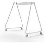 Vibe Interactive Whiteboard Stand | Smart Whiteboard Stand | Digital Monitor Stand for 4K Touchscreen Collaboration Smart Whiteboard, 55'' (White)