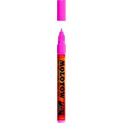 Molotow ONE4ALL Acrylic Paint Marker, 1.5mm, Neon Pink Fluorescent, 1 Each (127.431)