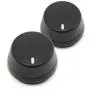 Red Hound Auto 2 Control Knob Fan Speed Heater AC 1998-2000 Compatible with Honda Accord Temperature Black