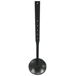 SmartSign - K-BASE-14 Cast Iron Sign Base By | 14” Od Stand With 4’ Post And Sign Bolts & Nuts Black