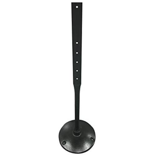 SmartSign - K-BASE-14 Cast Iron Sign Base By | 14” Od Stand With 4’ Post And Sign Bolts & Nuts Black