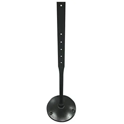 SmartSign - K-BASE-14 Cast Iron Sign Base By | 14” Od Stand With 4’ Post And Sign Bolts & Nuts Black SmartSign - K-BASE-14 Cast Iron Sign Base By | 14” Od Stand With 4’ Post And Sign Bolts & Nuts Black