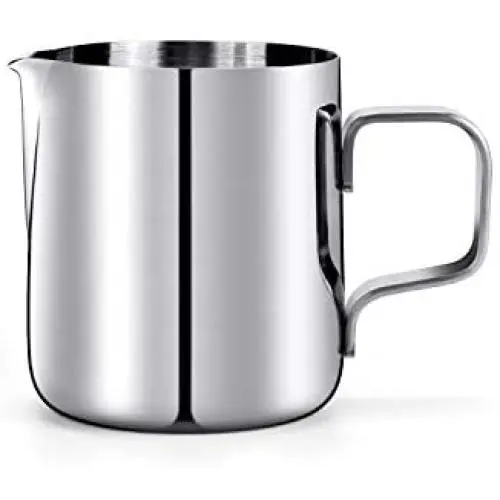 HULISEN 5oz/150ml Mini Milk Pitcher, Stainless Steel Espresso Pitcher Latte Frothing Pitcher HULISEN 5oz/150ml Mini Milk Pitcher, Stainless Steel Espresso Pitcher Latte Frothing Pitcher