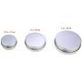 LJY 48 Pieces Round Aluminum Cans Screw Lid Metal Tins Jars Empty Slip Slide Containers (Mixed Sizes)