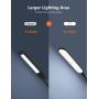 TaoTronics LED Floor Lamp, 4 Brightness Levels & 4 Colors Dimmable Floor Lamp Modern Standing Light Adjustable Gooseneck Task Lighting for Reading Living Room Bedroom Office Piano