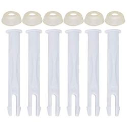 Primeswift 25018 Replacemet Joint Pin & Rubber Seal(6 Pack) Fit for Intex 13 - 24 Above Ground Round Metal Frame Pools