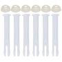 Primeswift 25018 Replacemet Joint Pin & Rubber Seal(6 Pack) Fit for Intex 13 - 24 Above Ground Round Metal Frame Pools