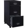 Lorell LLR17427 SOHO Mobile Cabinet, Black