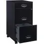 Lorell LLR17427 SOHO Mobile Cabinet, Black