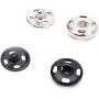 Senkary 200 Sets Sew-on Snap Buttons Metal Snap Fastener Press Studs Buttons for Clothing, 10 mm, Black and Silver Senkary 200 Sets Sew-on Snap Buttons Metal Snap Fastener Press Studs Buttons for Clothing, 10 mm, Black and Silver