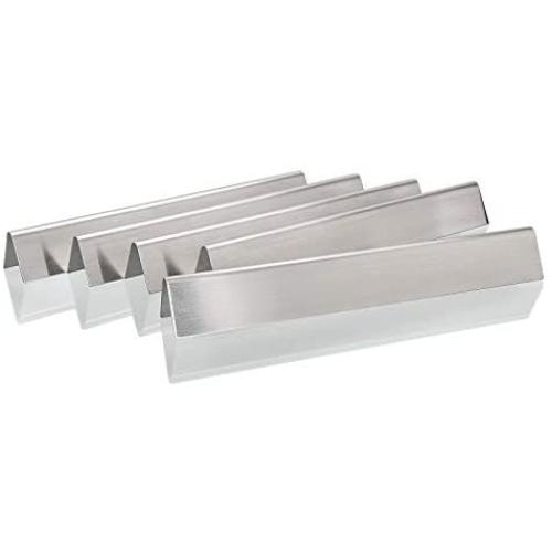 QuliMetal 7620 17.5 Inches Flavor Bars for Weber Genesis 300 Grill Parts, Genesis E310 E320 E330 S310 S330 EP-310 EP-320 EP-330 Grills (with Front Control Knobs), Stainless Steel Heat Plate