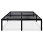 Olee Sleep 18'' Heavy Duty Queen Steel Slat, No Box Spring Needed, Black