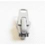 YKK Zipper Pull Tab Sliders Boat Canvas #10 Vislon Double Metal Pull Tab Zipper Sliders, 2 Piece, Gray